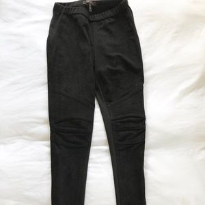 BCBG suede leggings